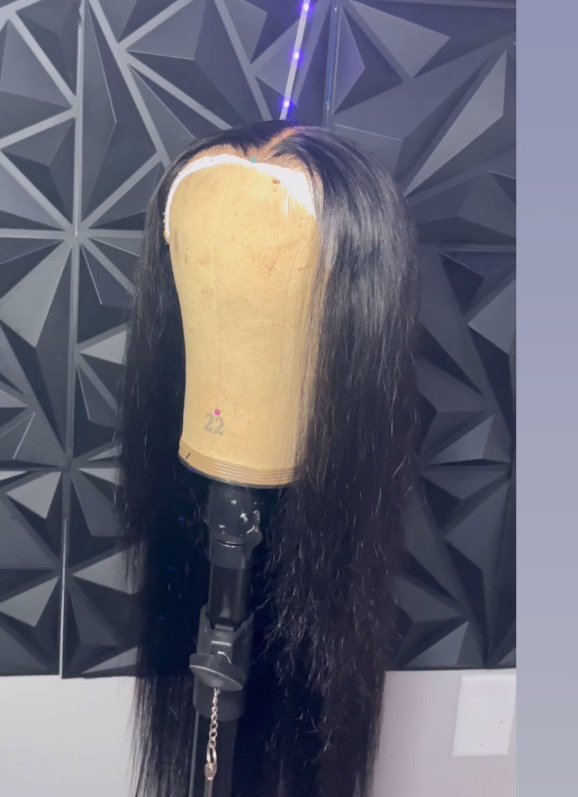 26 inch straight wig
